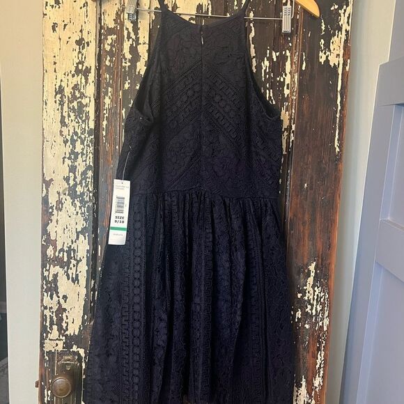 NWT Jump party/ocassion Lace Black Halter Dress. Women’s size 9/10 juniors. - Picture 2 of 10